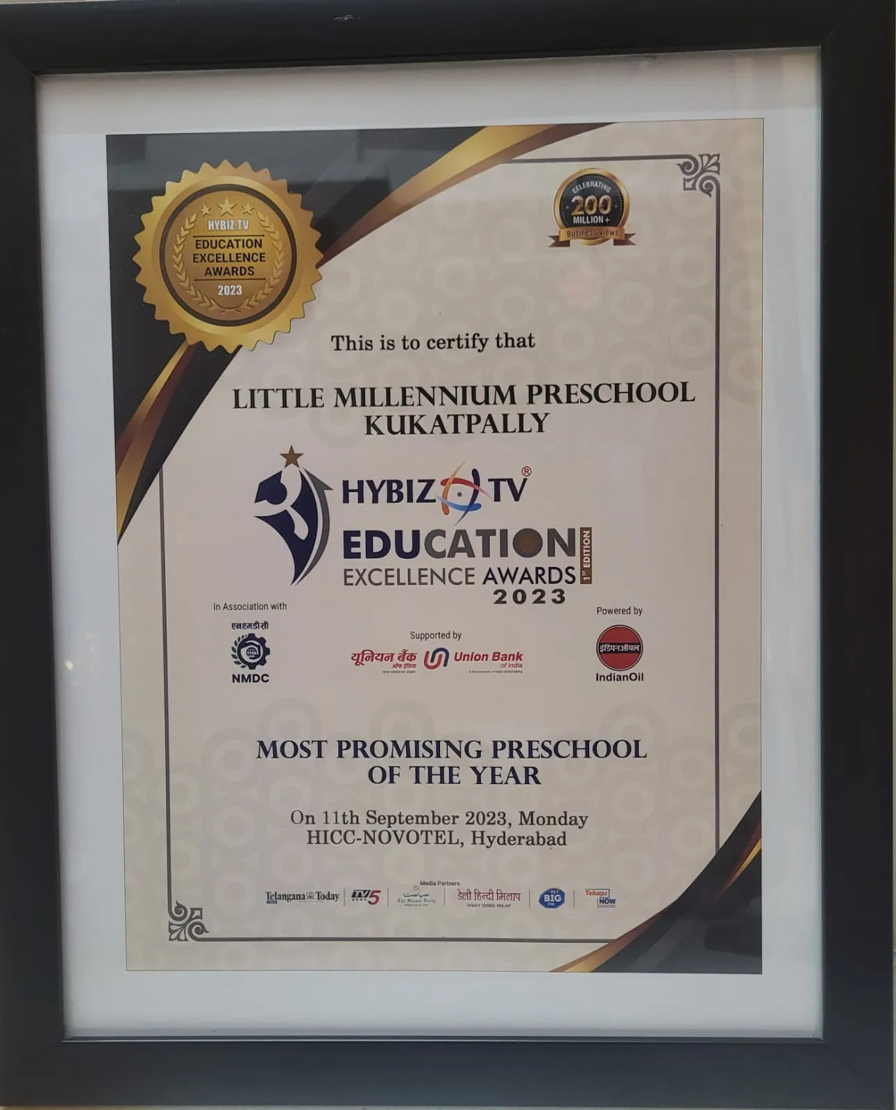 Most Promising Preschool of the Year