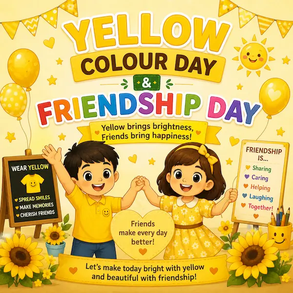 Yellow Colour Day & Friendship Day