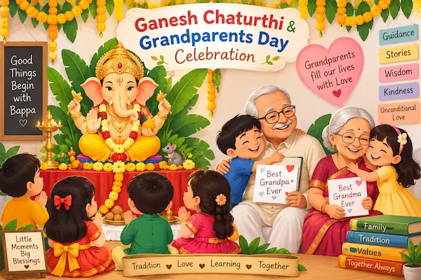 Ganesh Chaturthi & Grandparents Day Celebration