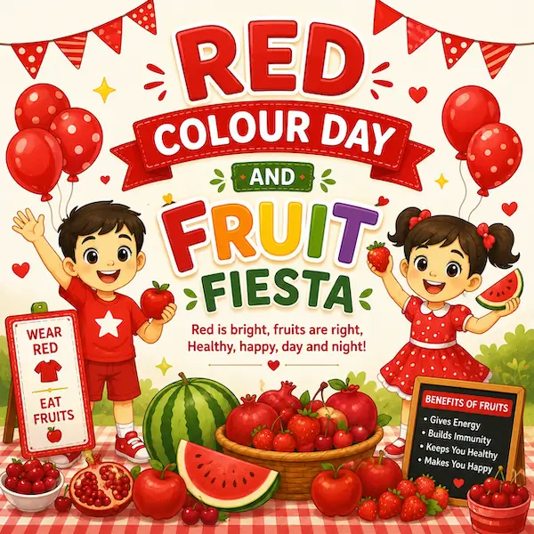 Red Colour Day and Fruit Fiesta
