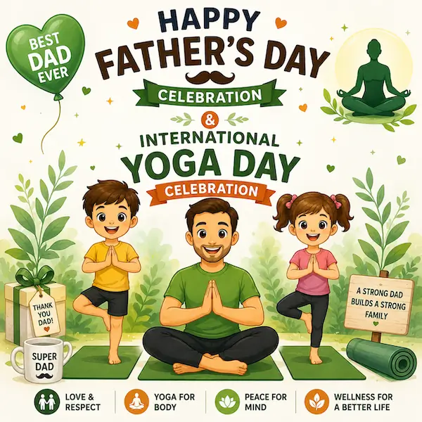 Father's Day & Yoga Day Celebration